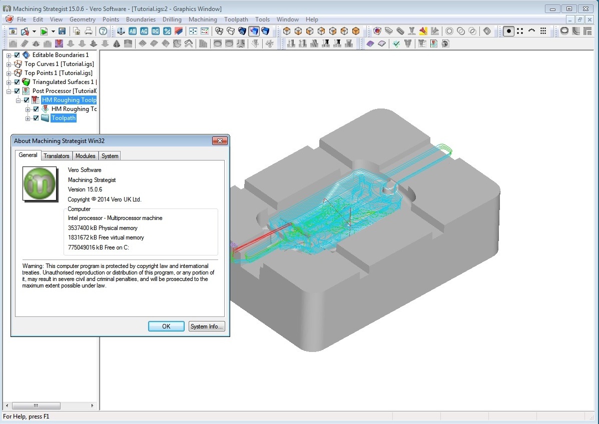 Vero Machining Strategist 15.0.6