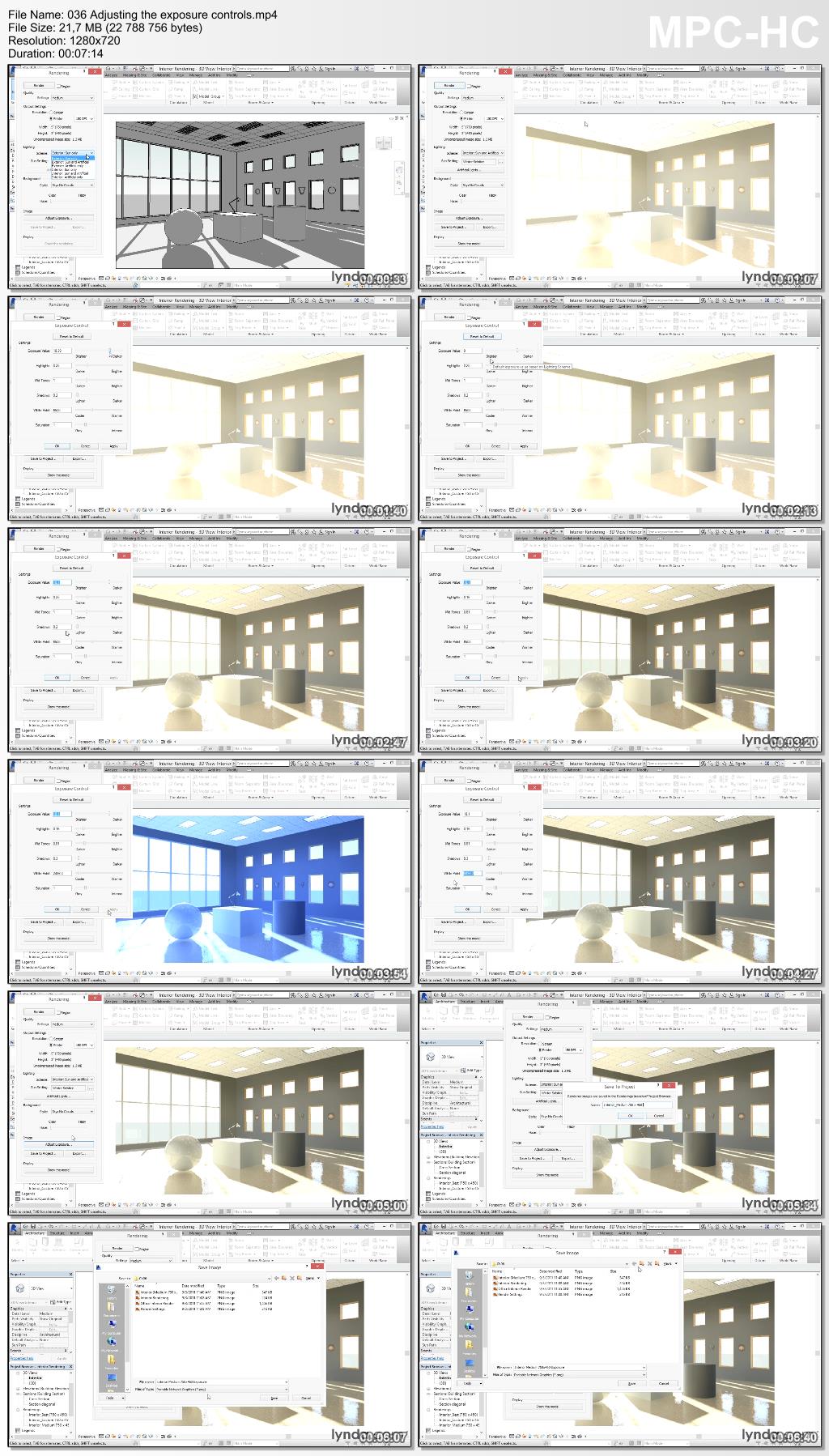 Lynda - Rendering with Revit