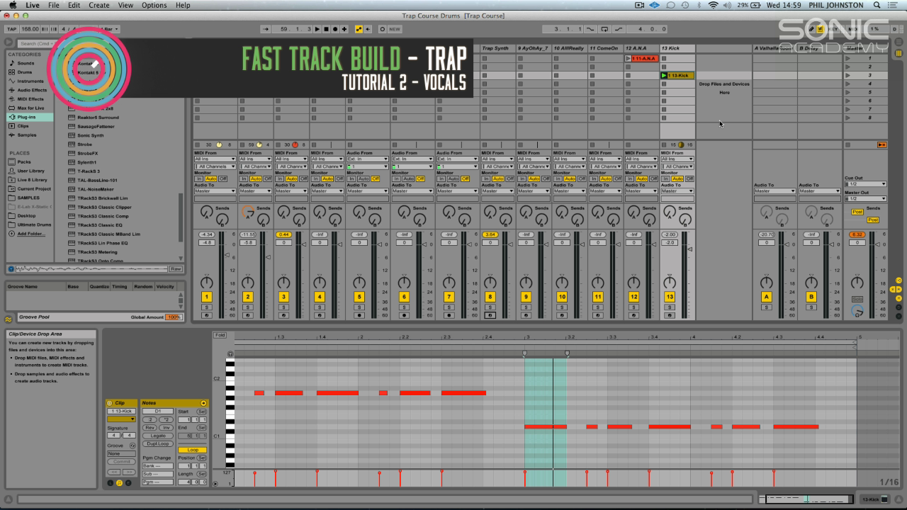 Sonic Academy: Fast Track Build - Trap In Ableton Live 9