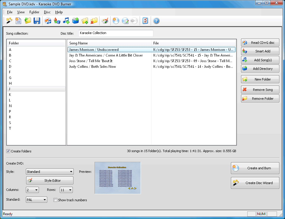 Karaoke DVD Burner 1.0.42