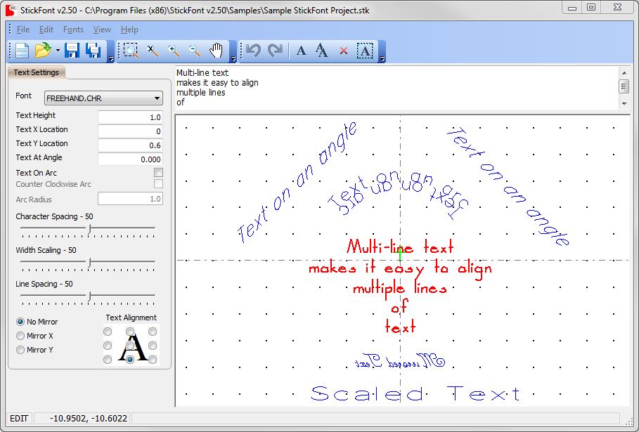 StickFont 2.50