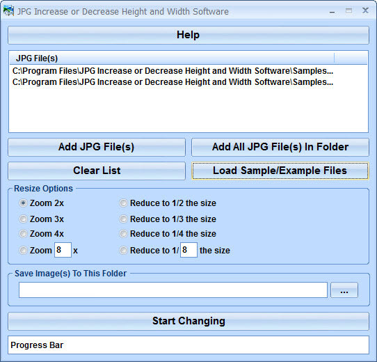 JPG Increase or Decrease Height and Width Software 7.0.0.0