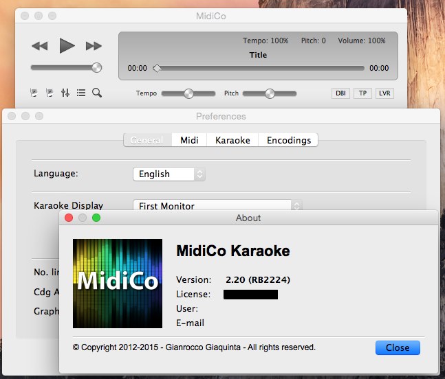 MidiCo 2.20 Mac OS X