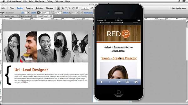 Lynda - Designing a Mobile Website with Muse