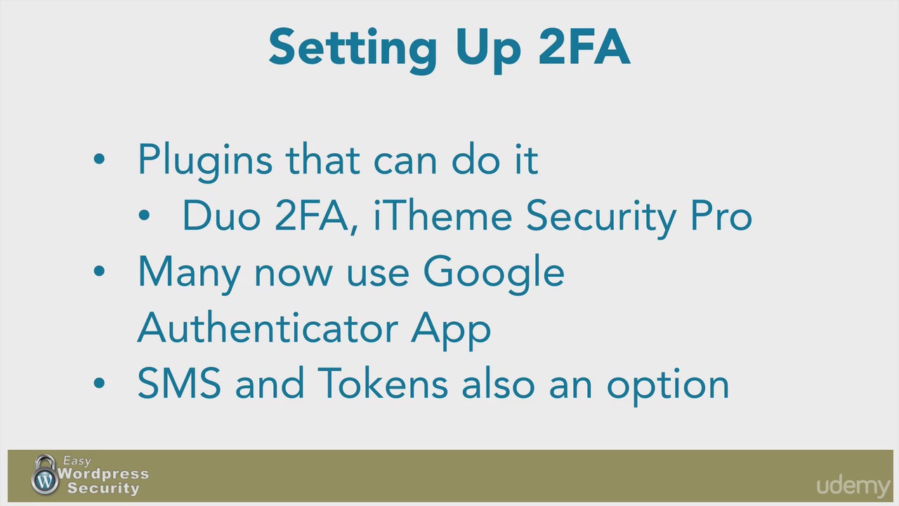 Udemy - Easy WordPress Security (2015)