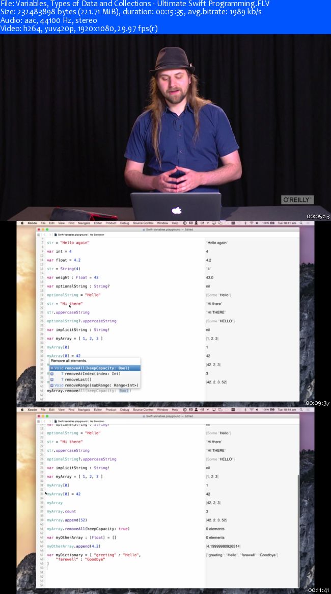 OReilly - Ultimate Swift Programming Part 1 (AvaxHome Exclusive)