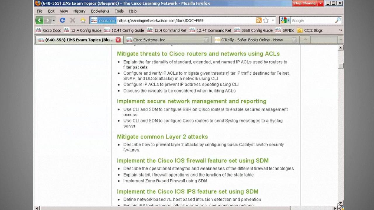 INE - CCNA Security - 640-554 IINS