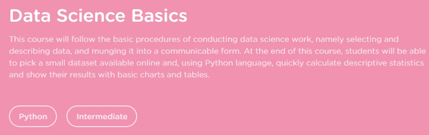 Teamtreehouse - Data Science Basics