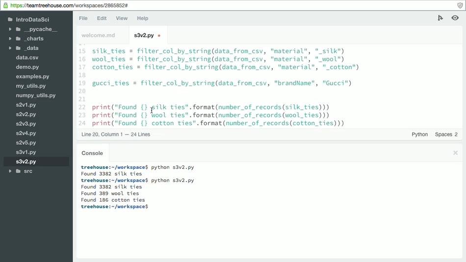 Teamtreehouse - Data Science Basics