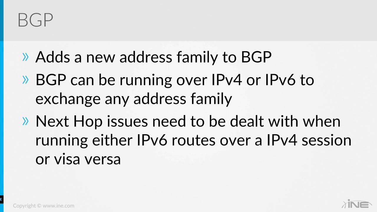 INE - Introduction to IPv6