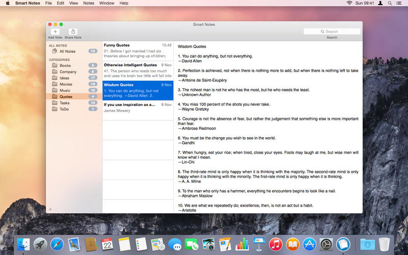 Smart Notes 6.0 (Mac OS X)