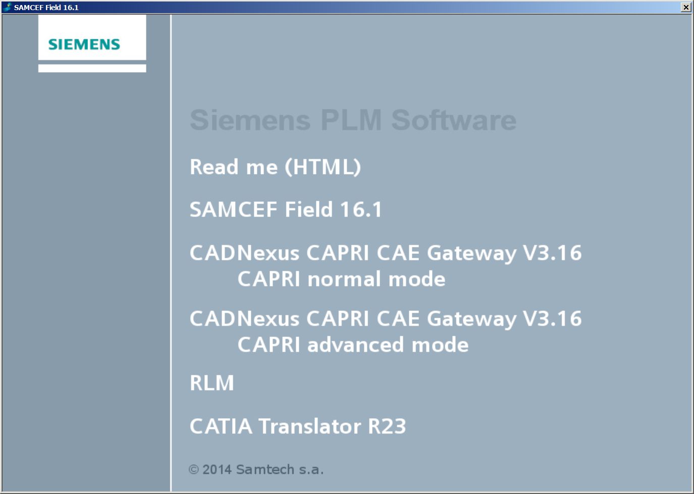 Siemens LMS Samtech Samcef Field 16.1 (X64)