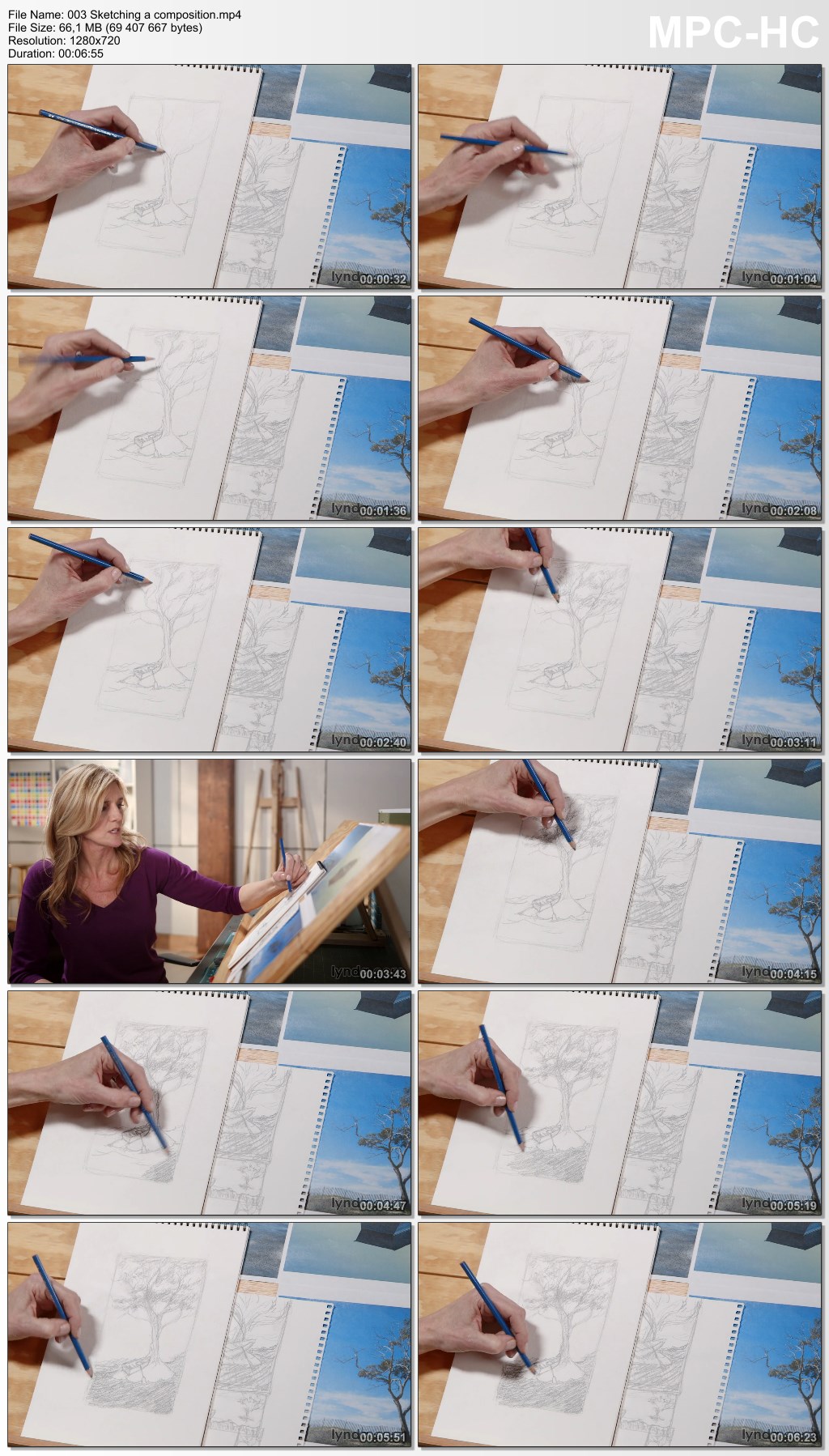 Lynda - Artist at Work: Developing a Composition