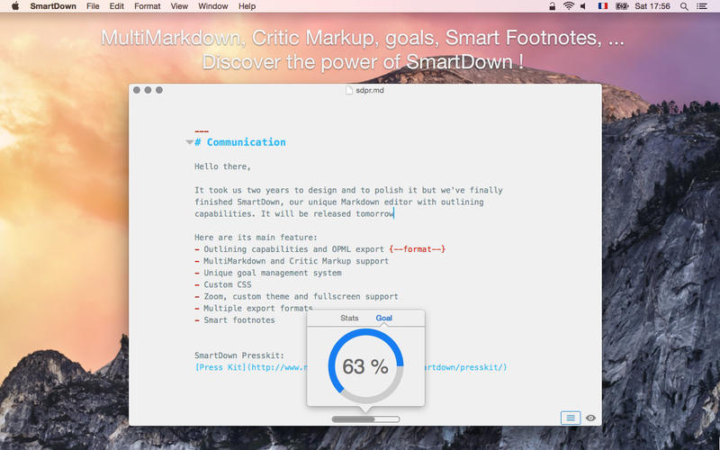 SmartDown 1.04 MacOSX