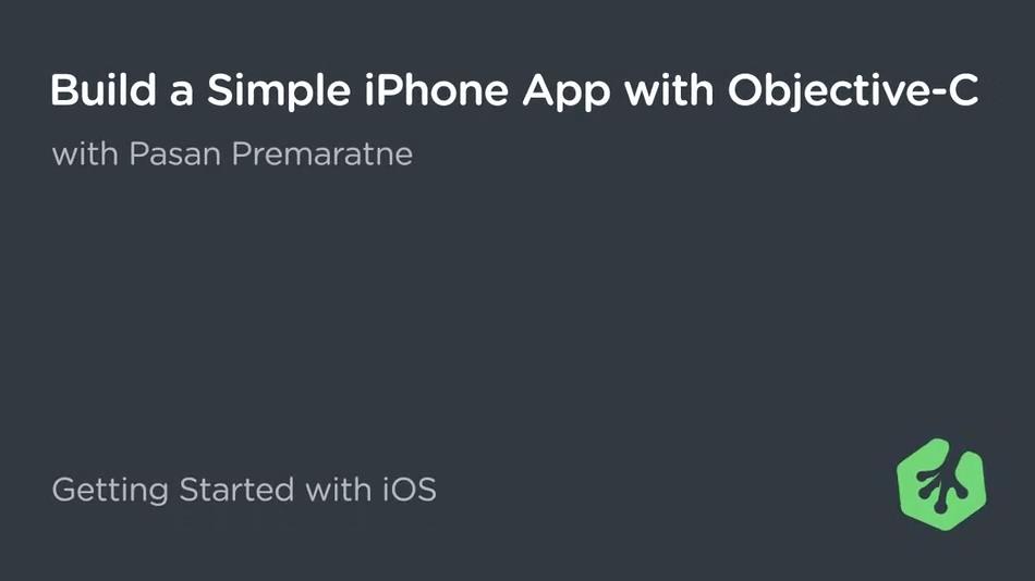 Build a Simple iPhone App With Objective-C