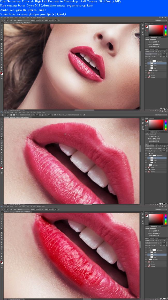 Skillfeed - High End Retouch in Photoshop - Full Course