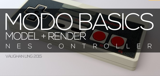 Modo Basics: NES Controller by Vaughan Ling