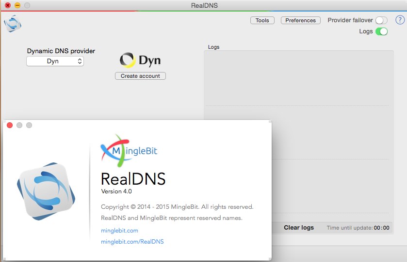 RealDNS 4.0 Mac OS X