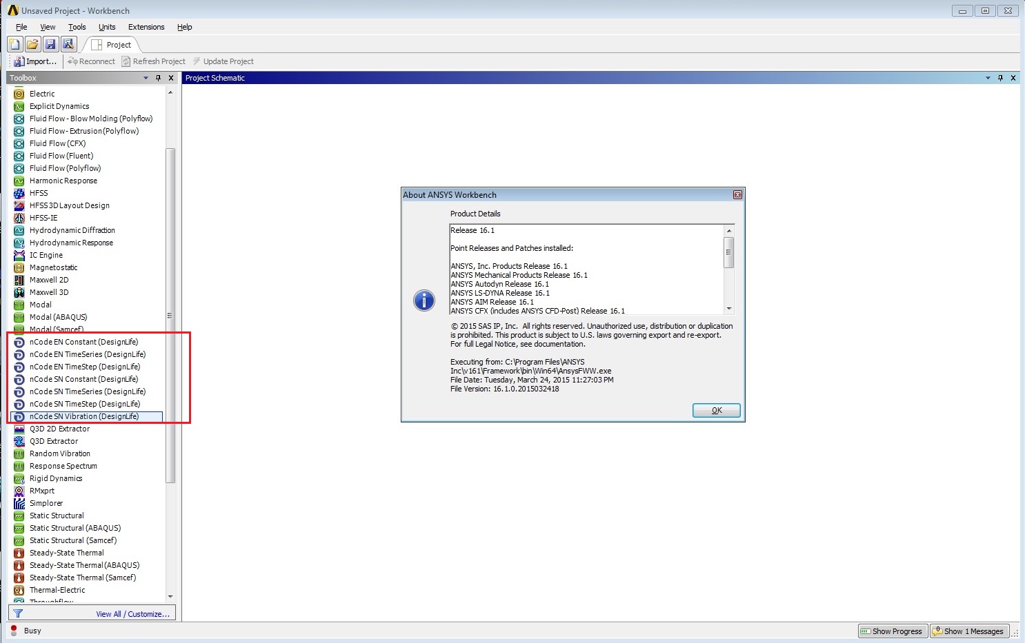 ANSYS 16.1 nCode DesignLife Win/Linux (x64)