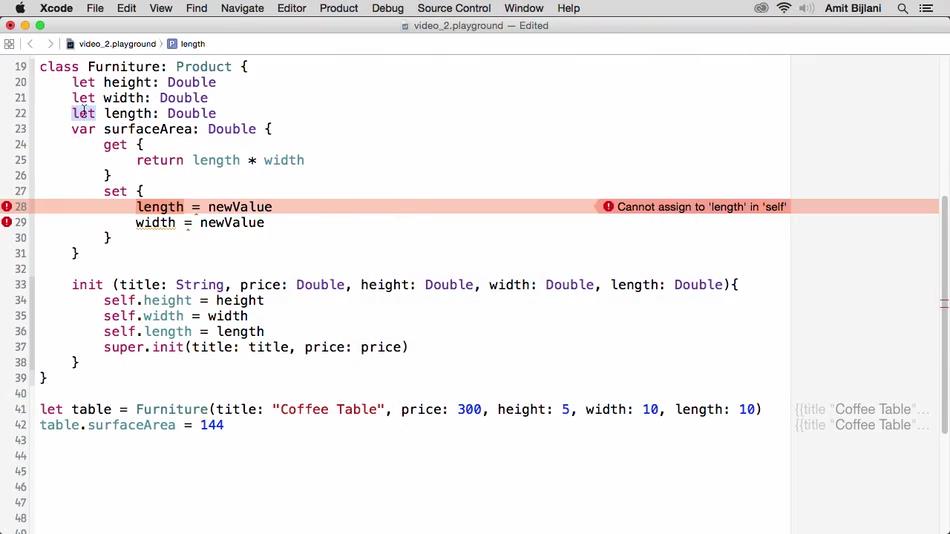 Teamtreehouse - Object-Oriented Swift