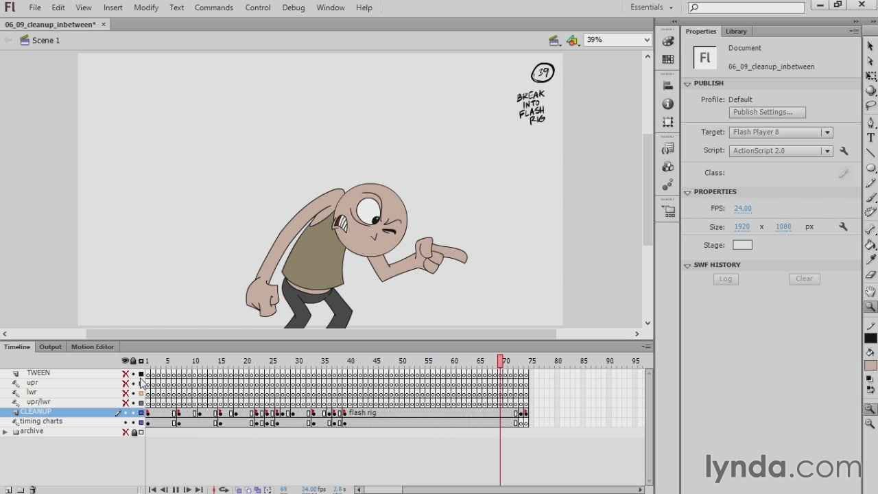 Lynda - Hand-Drawn Animation in Flash [repost]