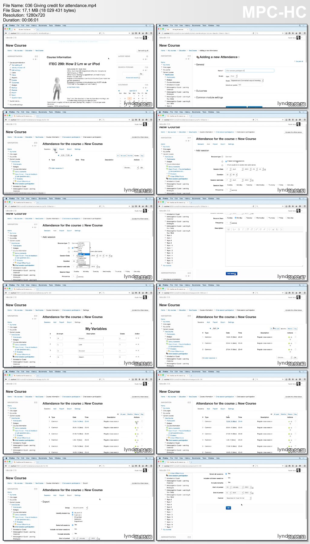 Lynda - Moodle 2.8 Essential Training