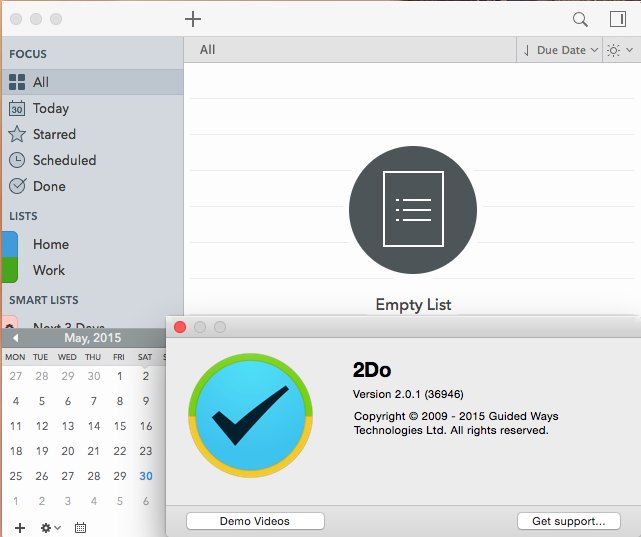 2Do v2.0.1 Multilingual Mac OS X