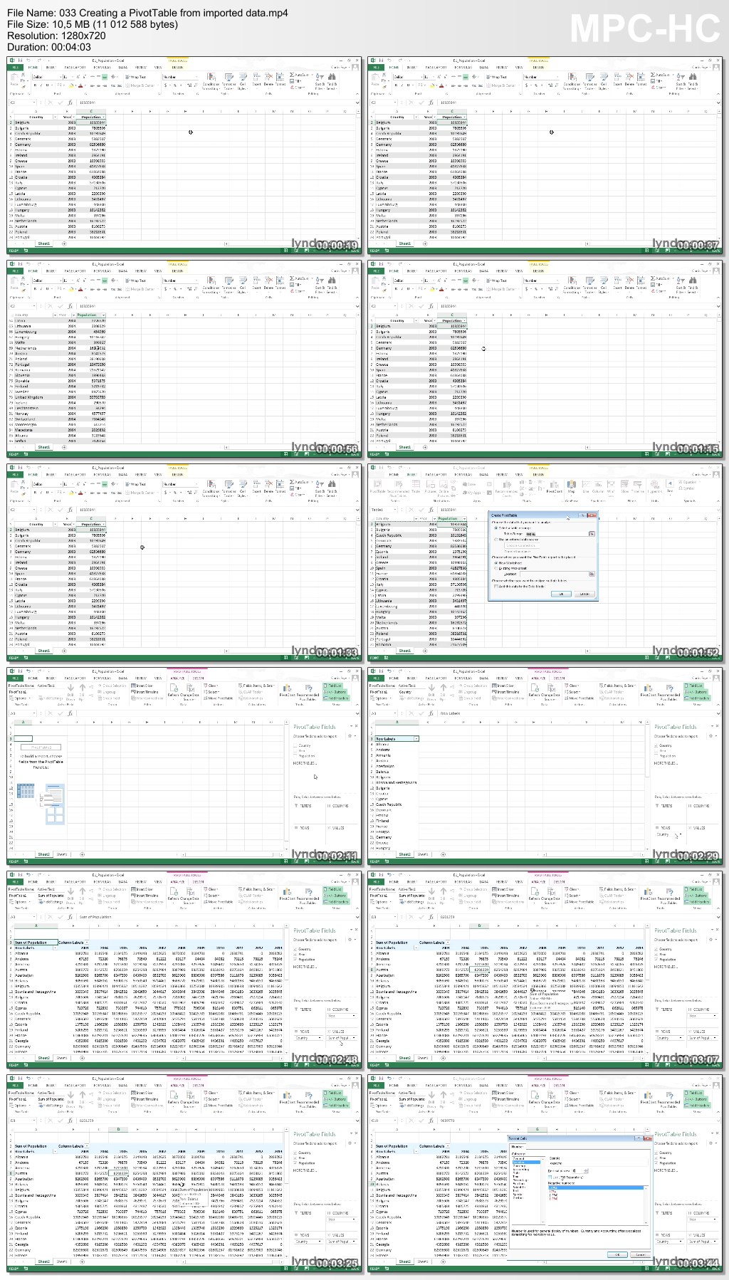 Lynda - Up and Running with Public Data Sets