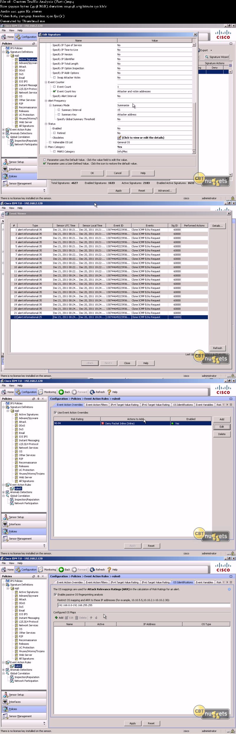 CBT Nuggets - Cisco CCNP Security IPS 642-627