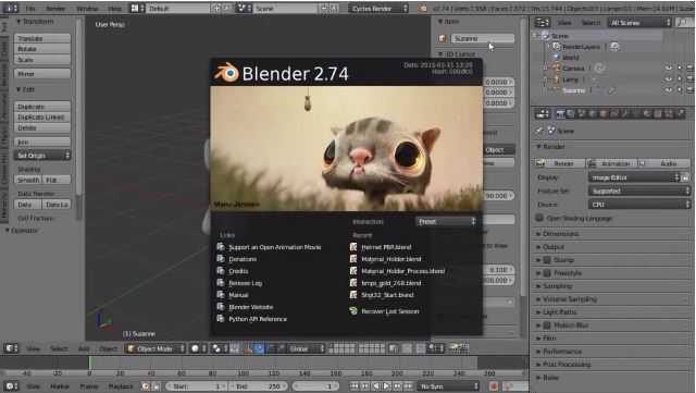 Learn Blender 3D in 2 hours