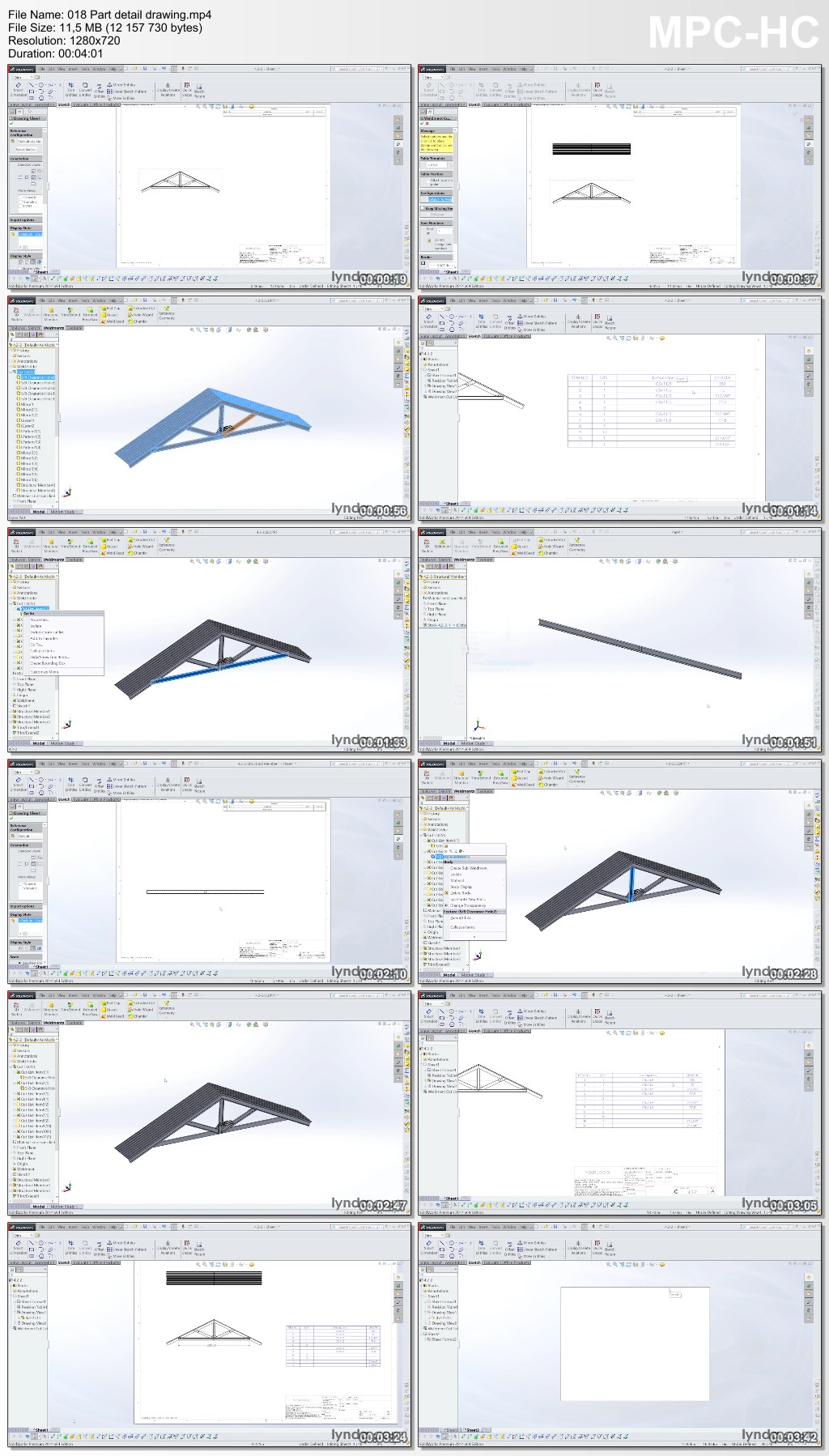 Lynda - Steel Building Design with SOLIDWORKS Weldments