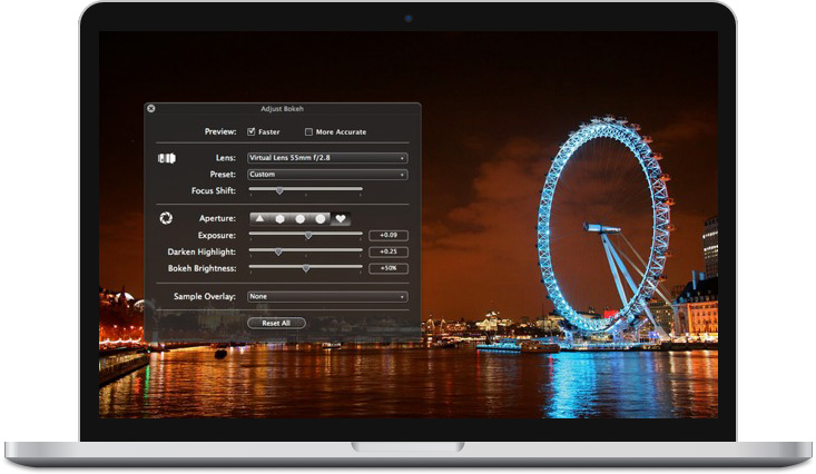 Lens Blur 1.4.3 Mac OS X