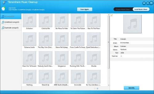 Tenorshare iTunes Music Cleanup 1.1.0.3 Build 2089