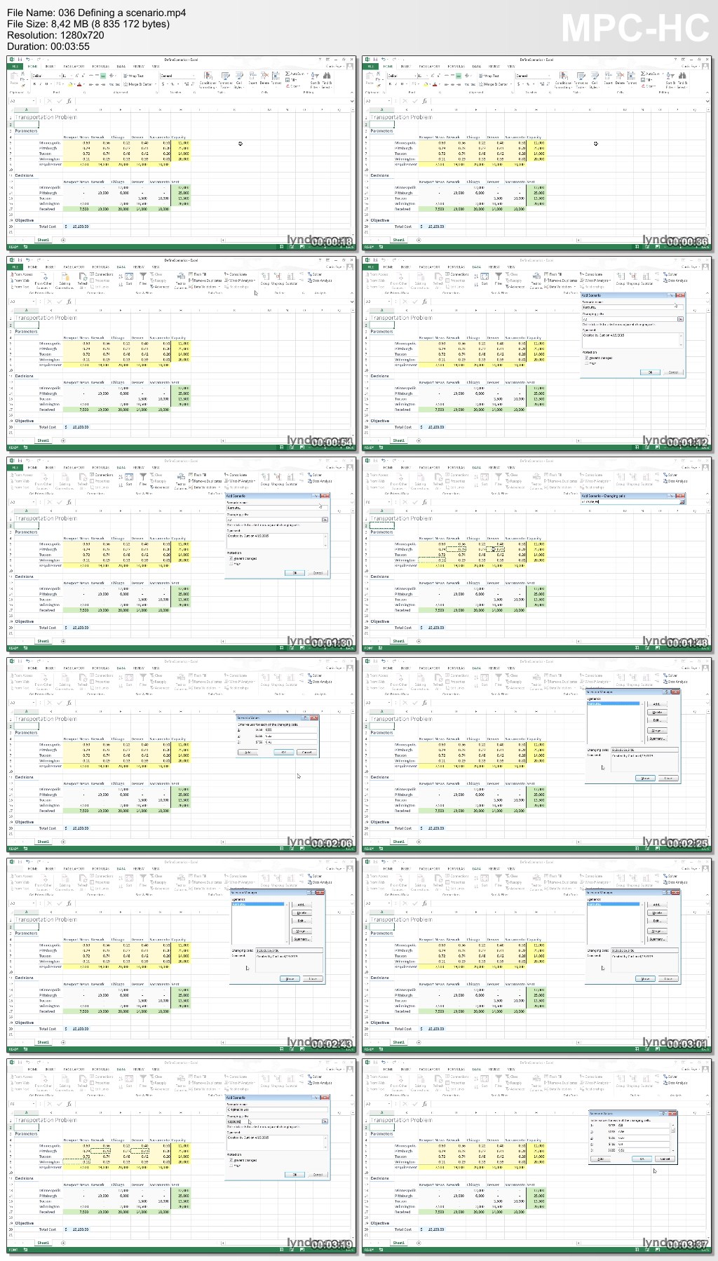 Lynda - Solving Optimization and Scheduling Problems in Excel