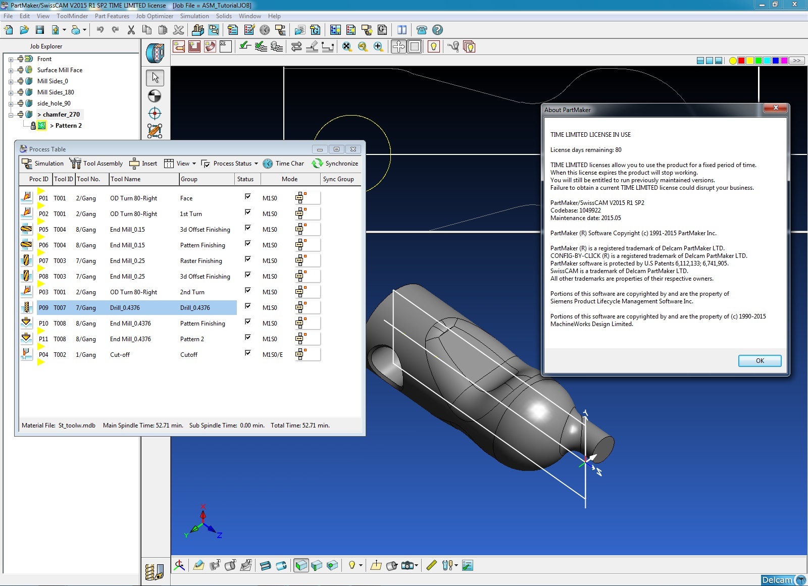 Delcam PartMaker 2015 R1 SP2 with Tutorials