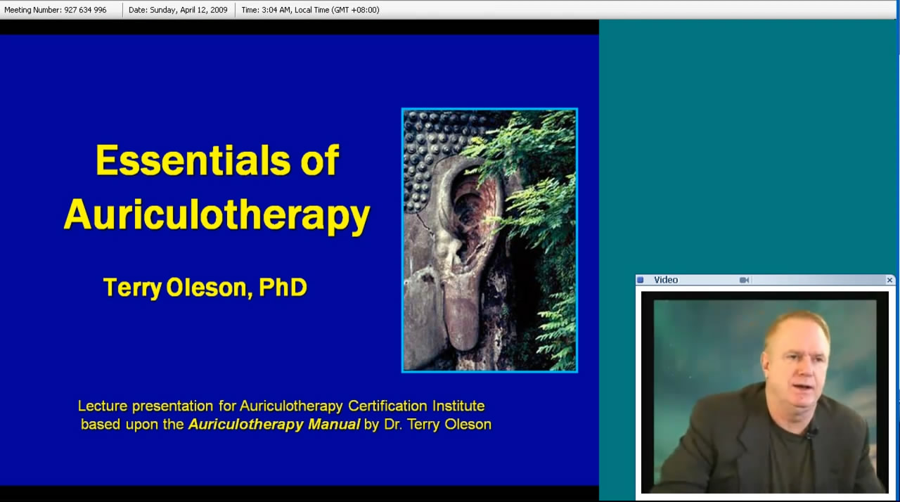 Dr. Terry Oleson - Auriculotherapy Training