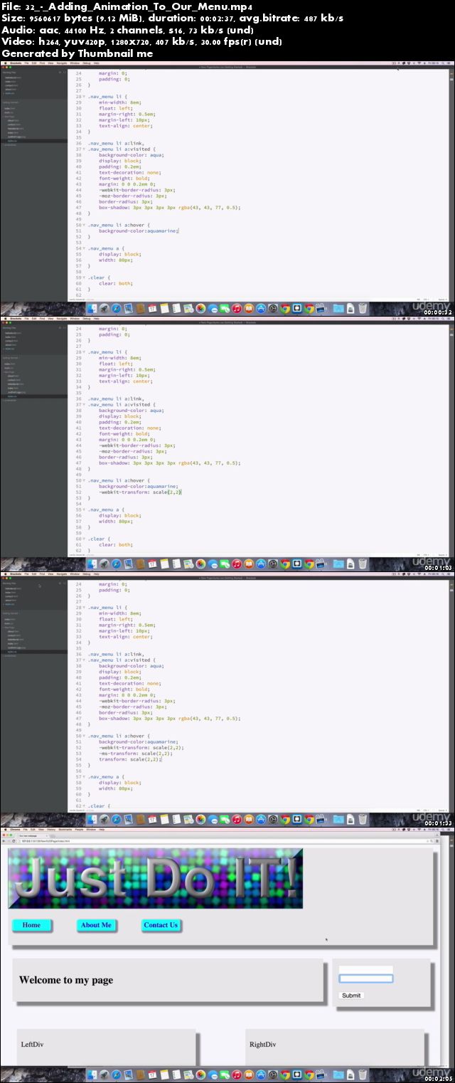  HTML5 and CSS3 - Create a Website in HTML, CSS and PHP