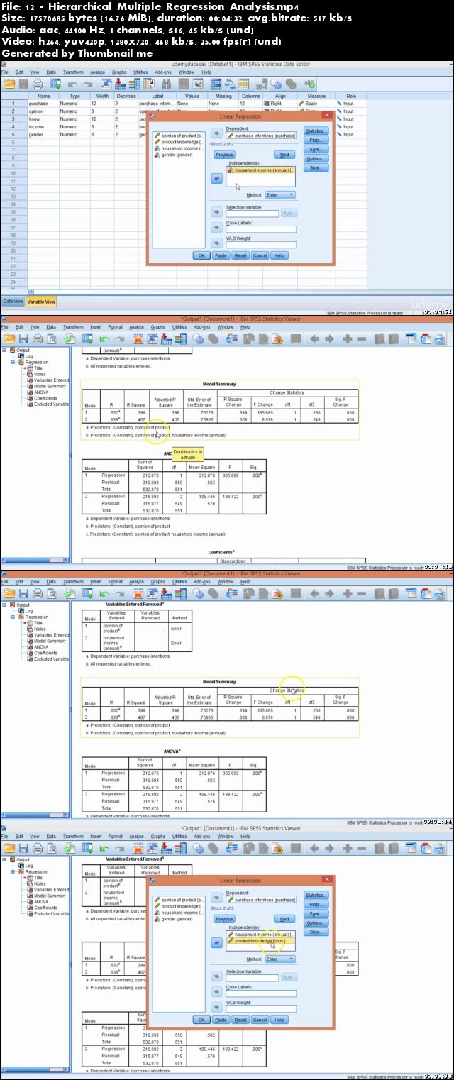 Linear Regression Analysis Basics in SPSS Statistics