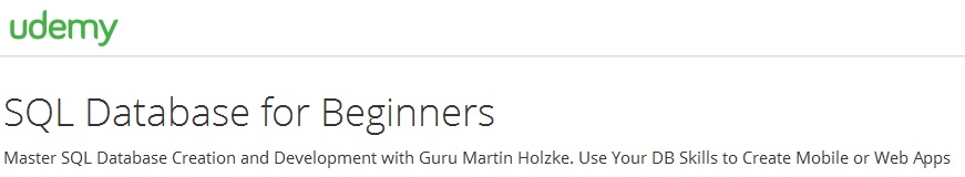 SQL Database for Beginners