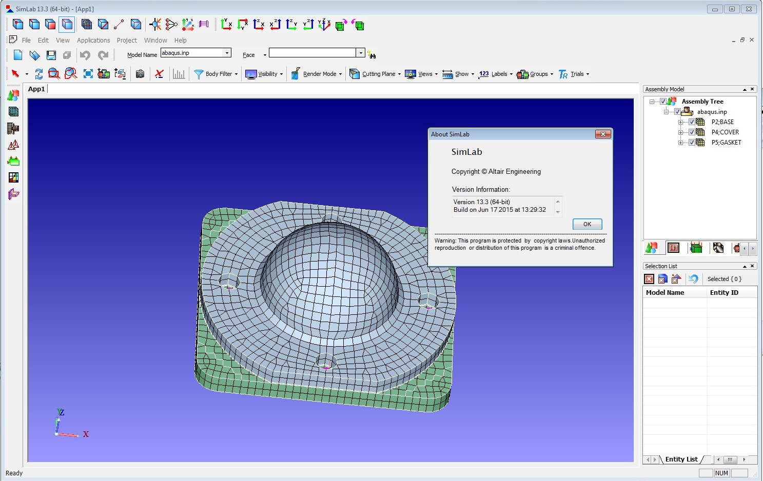 Altair SimLab 13.3