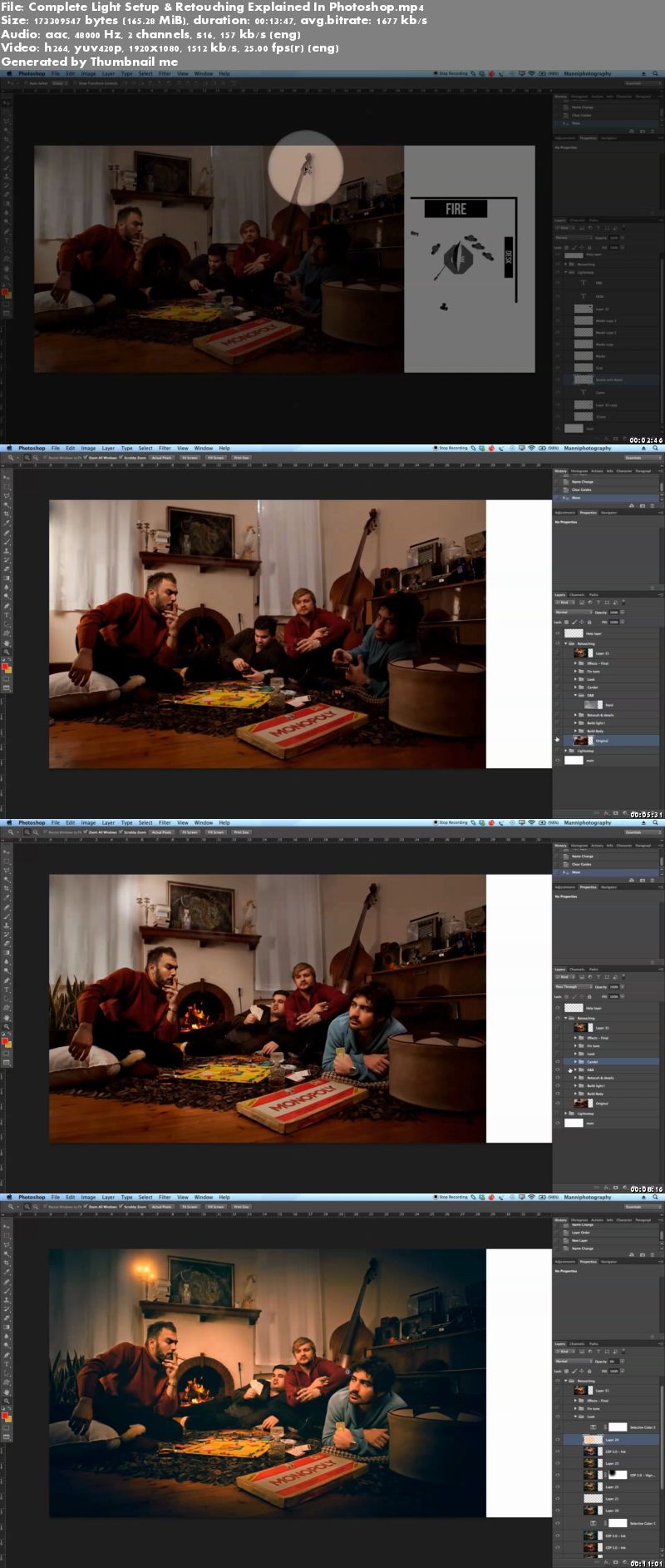 Complete Light Setup & Retouching Explained In Photoshop