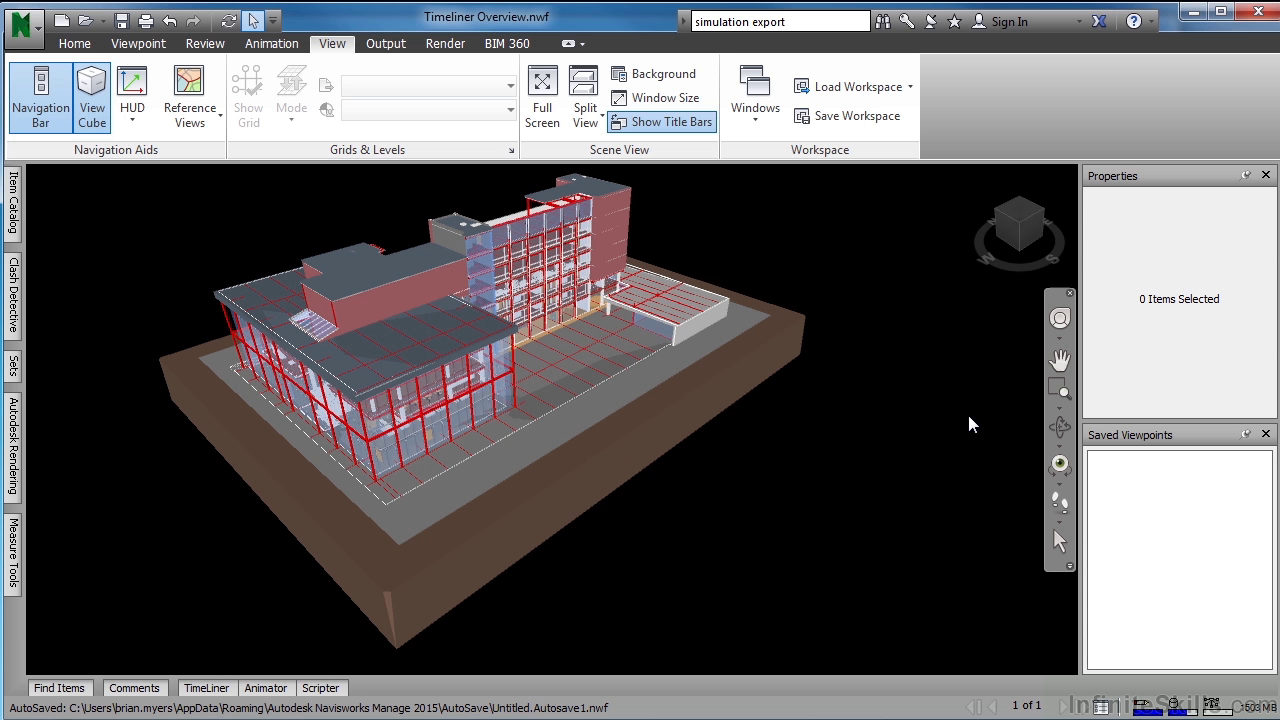 Infinite Skills: Learning Autodesk Navisworks 2015 Training Video