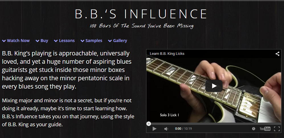 The Woodshed - Influences Collection - B.B.'s Influence (2015)