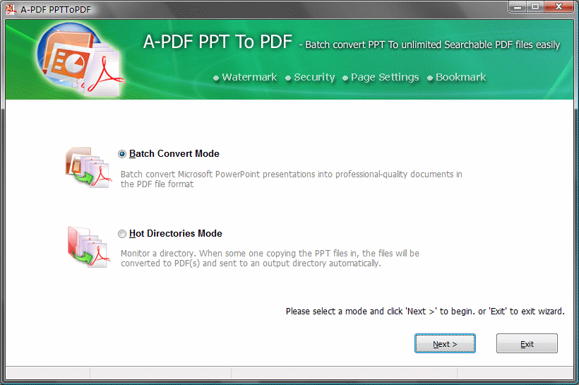 A-PDF PPT to PDF 5.5.0