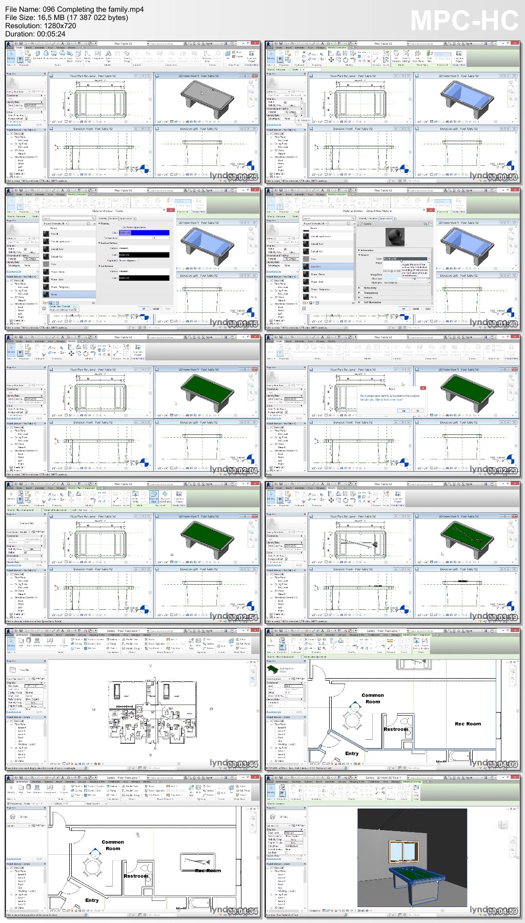 Lynda - Revit Architecture 2016 Essential Training (Imperial)