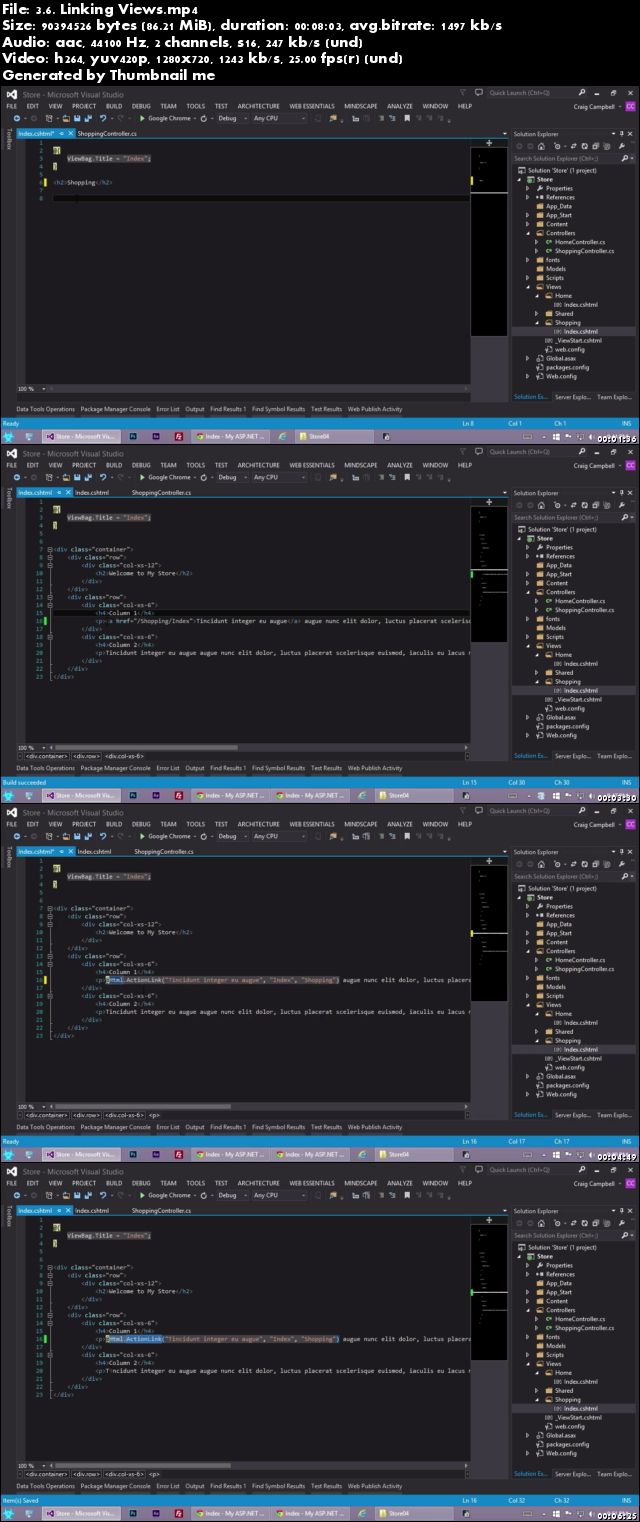 TutsPlus - ASP.NET MVC for Designers