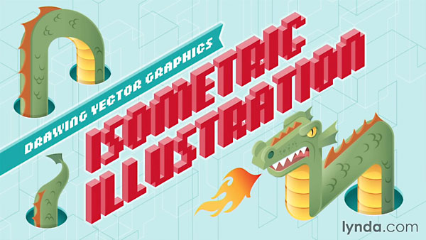 Lynda – Drawing Vector Graphics: Isometric Illustration