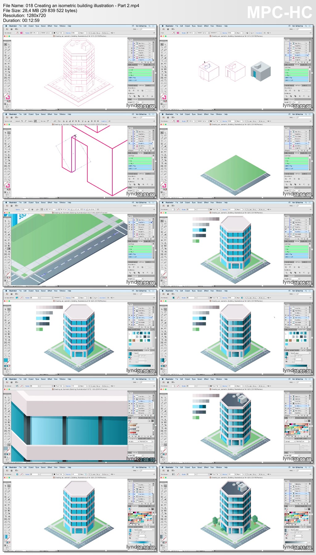 Lynda - Drawing Vector Graphics: Isometric Illustration