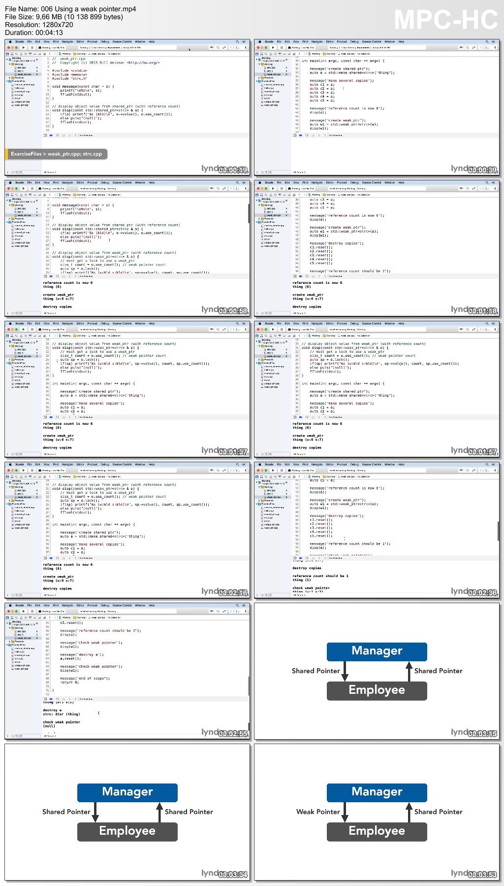 Lynda - C++ Smart Pointers