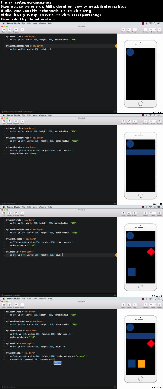 Rapid Prototyping with Framer Training Video